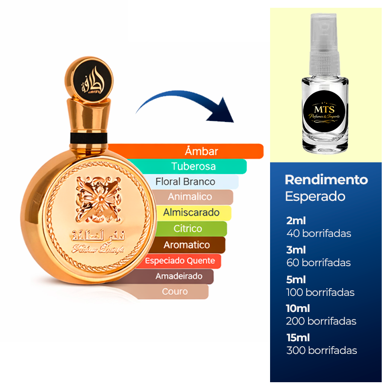 FAKHAR GOLD EXTRAIT EAU DE PARFUM - (Decant) - Imagem 2